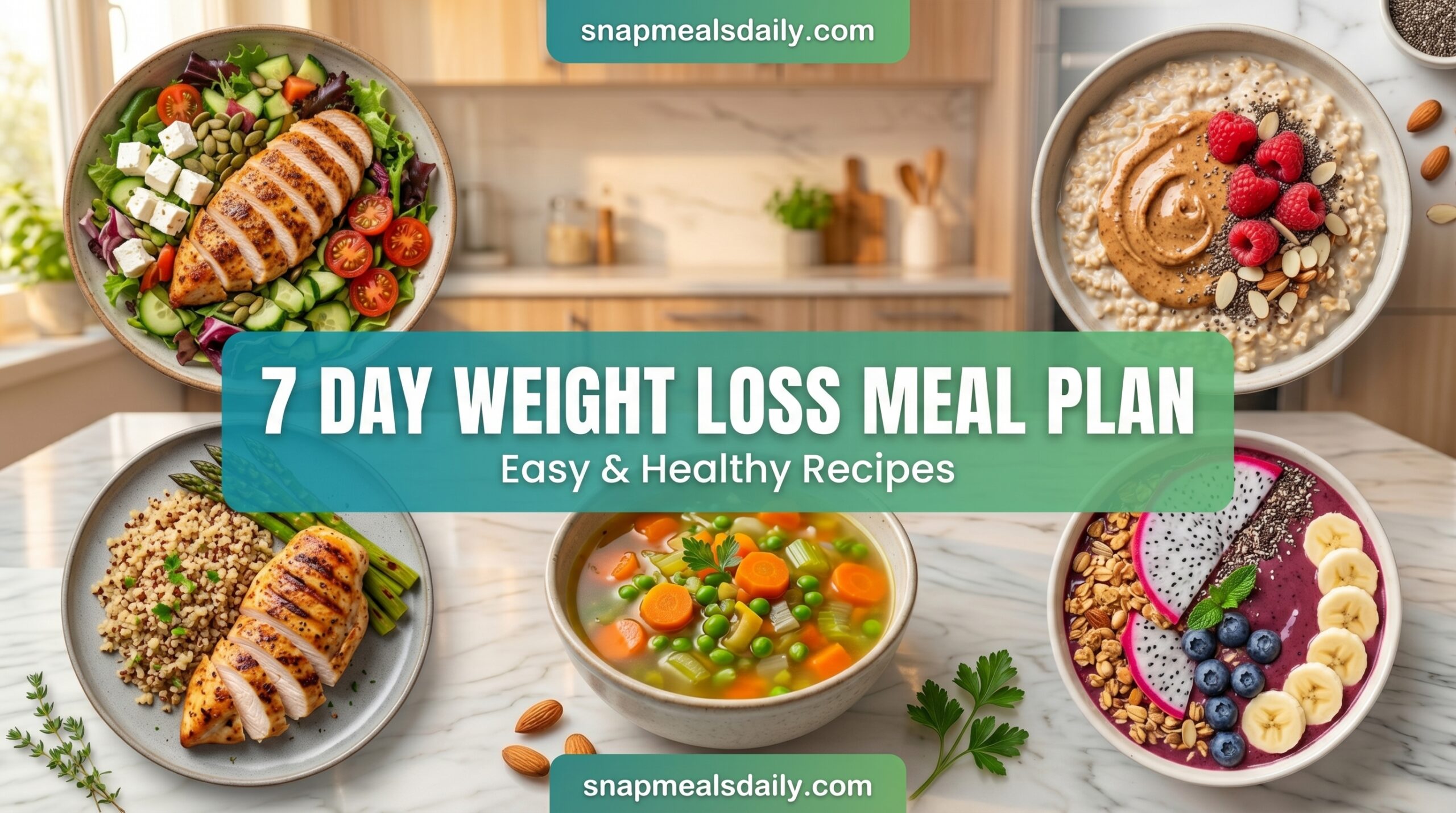 7 Day Weight Loss Meal Plan for Beginners