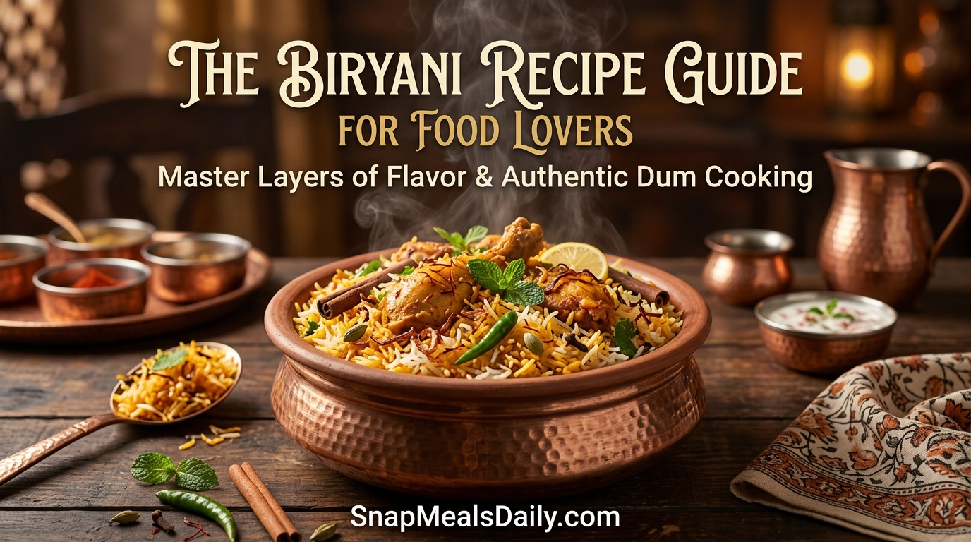 The Biryani Recipe Guide for Food Lovers
