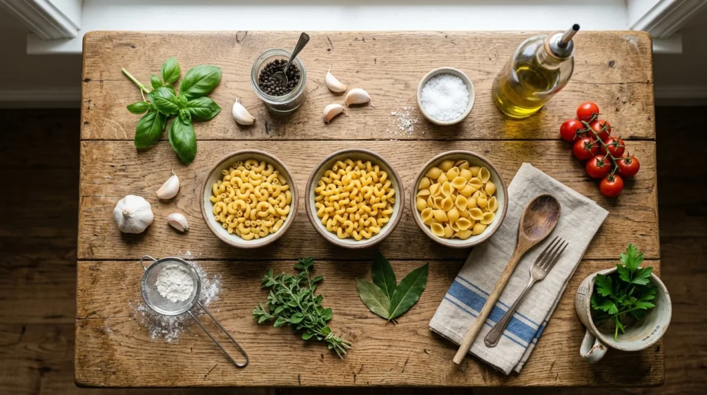 Mac and Cheese Recipe pasta shapes chosen for maximum creaminess and texture