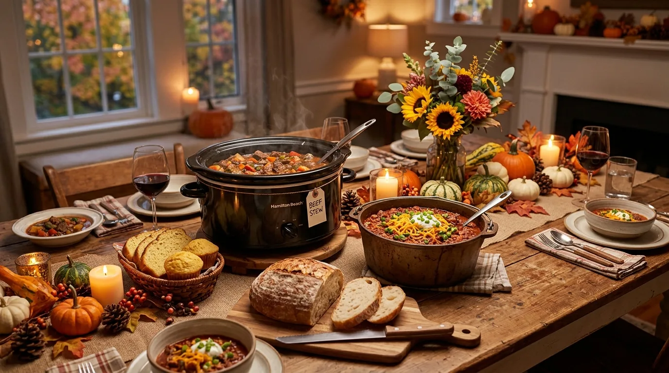 "Discover easy slow cooker fall recipes