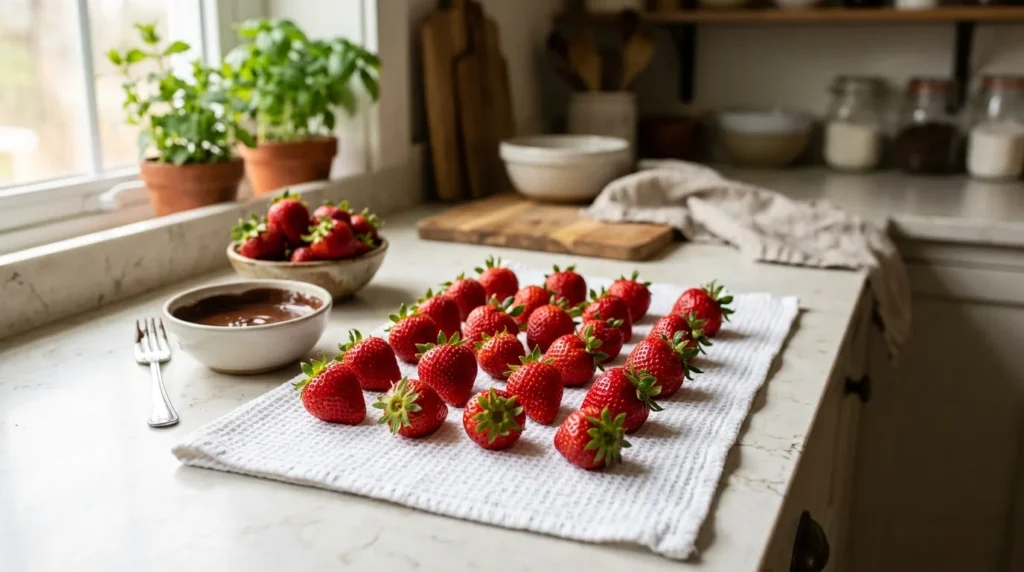 Chocolate Covered Strawberries Recipe